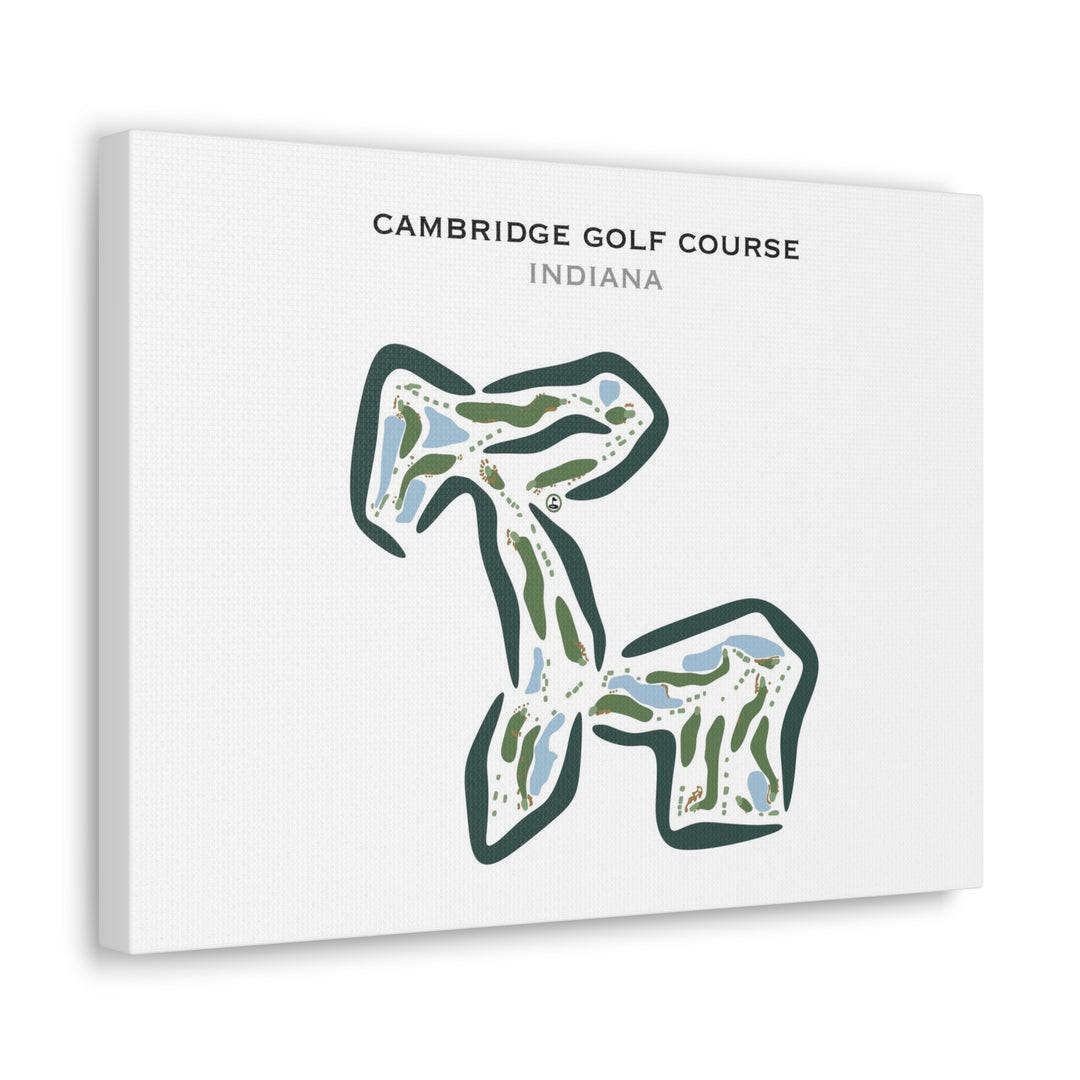 Cambridge Golf Course, Indiana - Printed Golf Courses