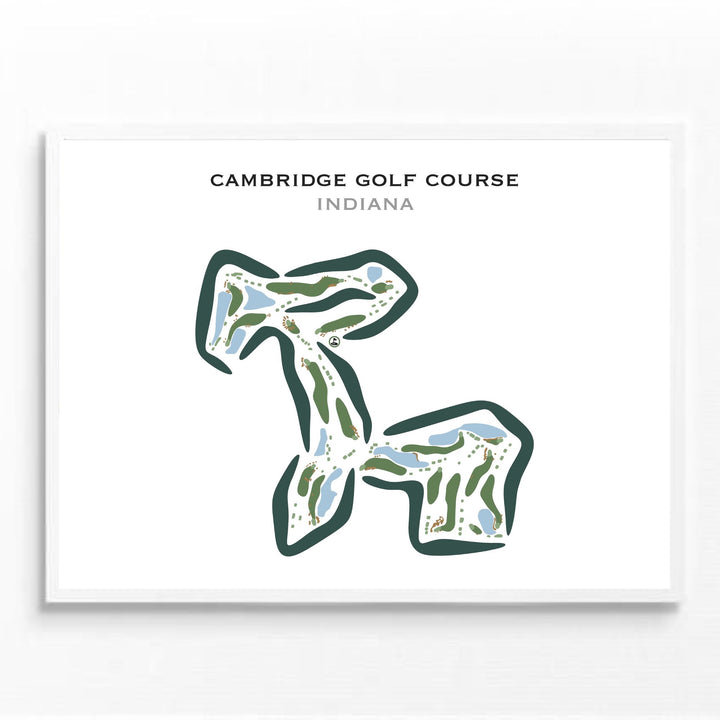 Cambridge Golf Course, Indiana - Printed Golf Courses