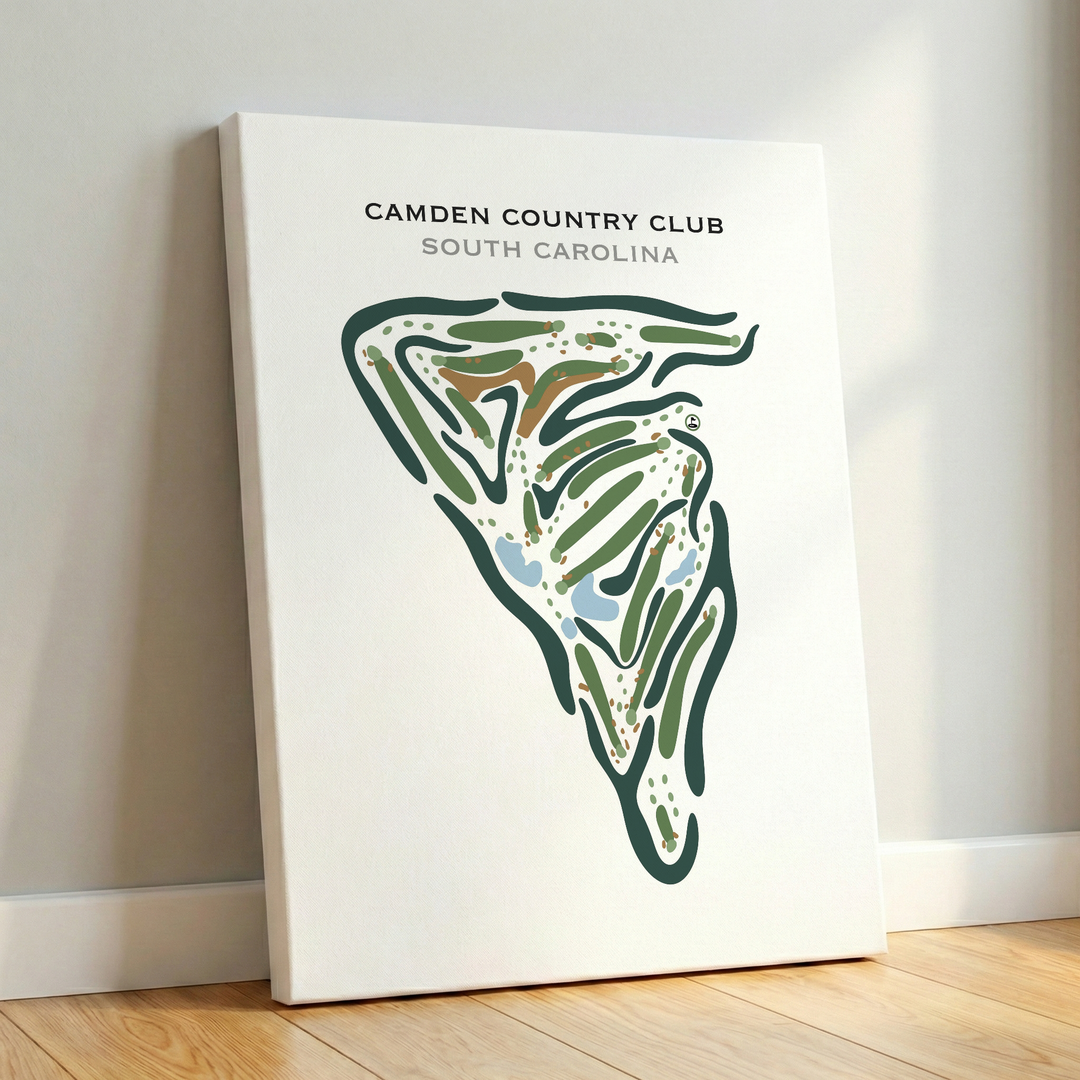 Camden Country Club, South Carolina - Printed Golf Courses