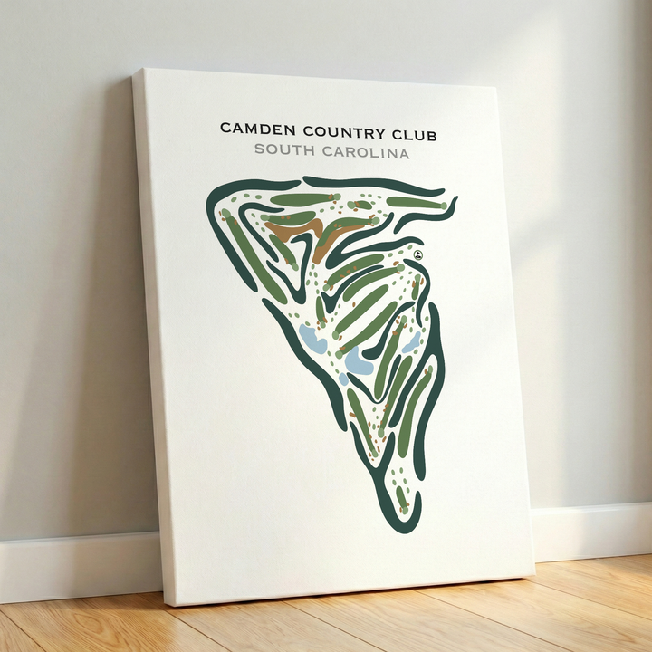 Camden Country Club, South Carolina - Printed Golf Courses