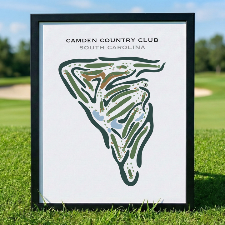 Camden Country Club, South Carolina - Printed Golf Courses