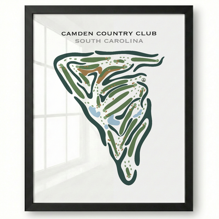 Camden Country Club, South Carolina - Printed Golf Courses
