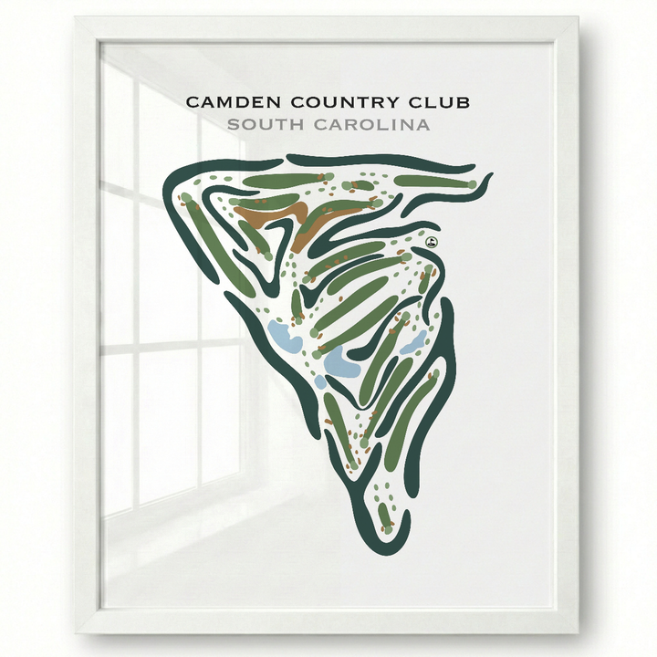 Camden Country Club, South Carolina - Printed Golf Courses