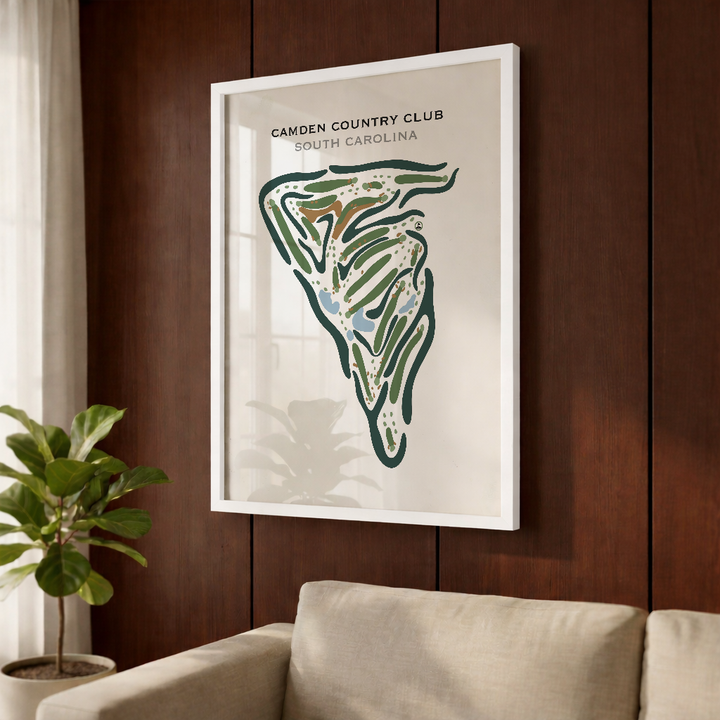 Camden Country Club, South Carolina - Printed Golf Courses