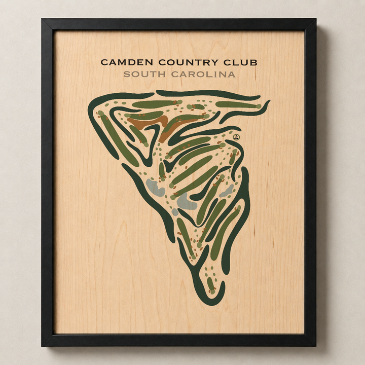 Camden Country Club, South Carolina - Printed Golf Courses