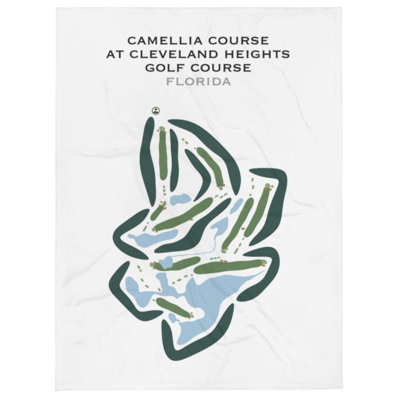 Camellia Course at Cleveland Heights Golf Club, Florida - Printed Golf Courses