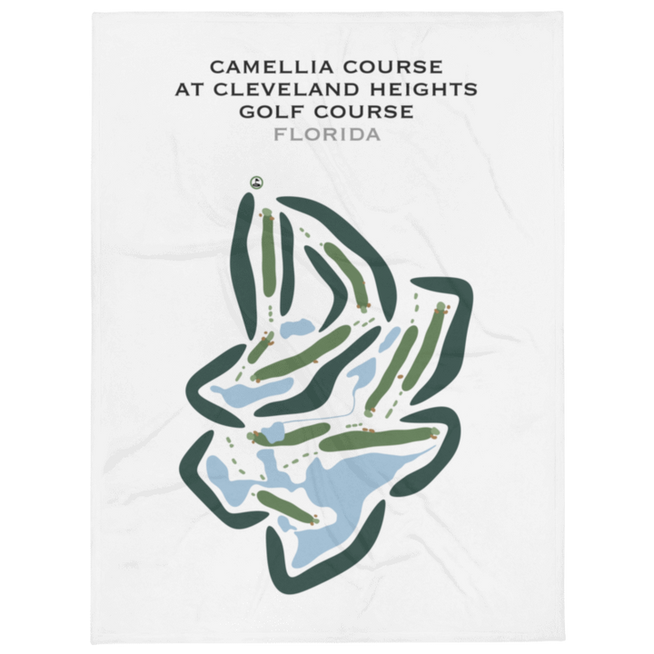 Camellia Course at Cleveland Heights Golf Club, Florida - Printed Golf Courses