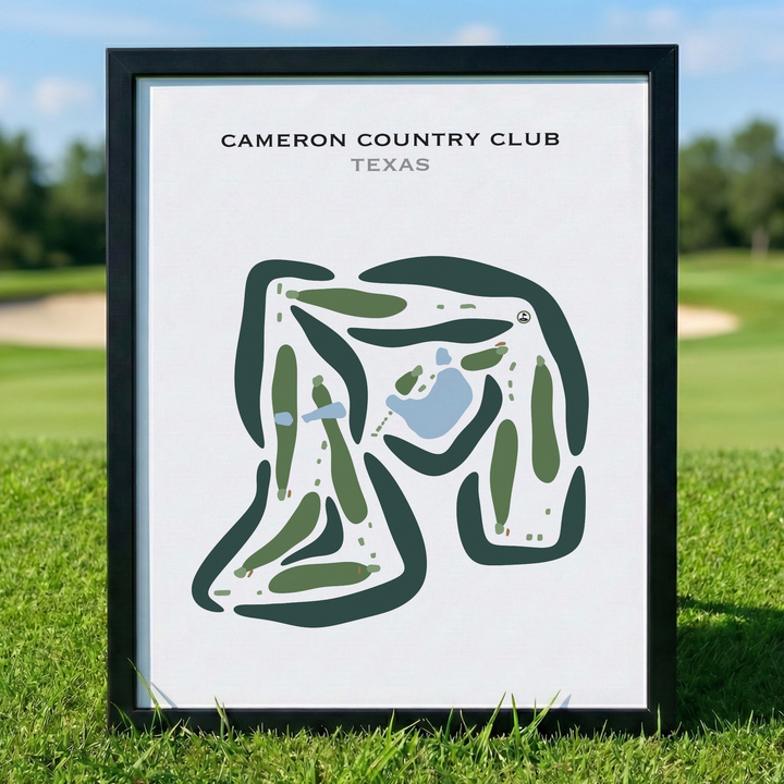 Cameron Country Club, Texas - Printed Golf Courses