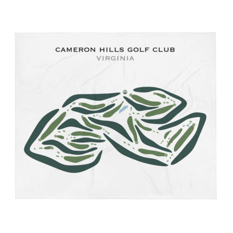 Cameron Hills Golf Club, Virginia - Printed Golf Courses