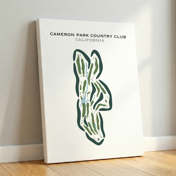 Cameron Park Country Club, California - Printed Golf Courses