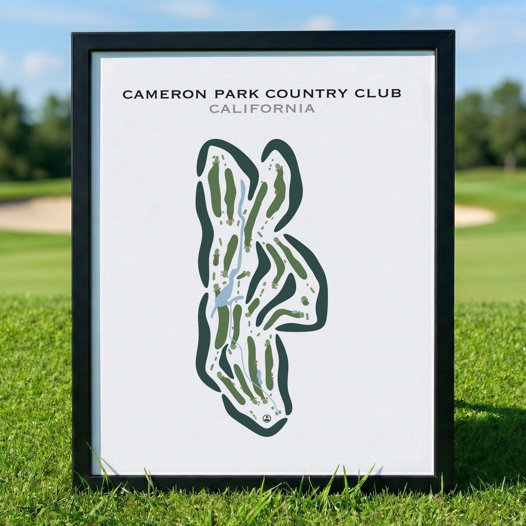 Cameron Park Country Club, California - Printed Golf Courses