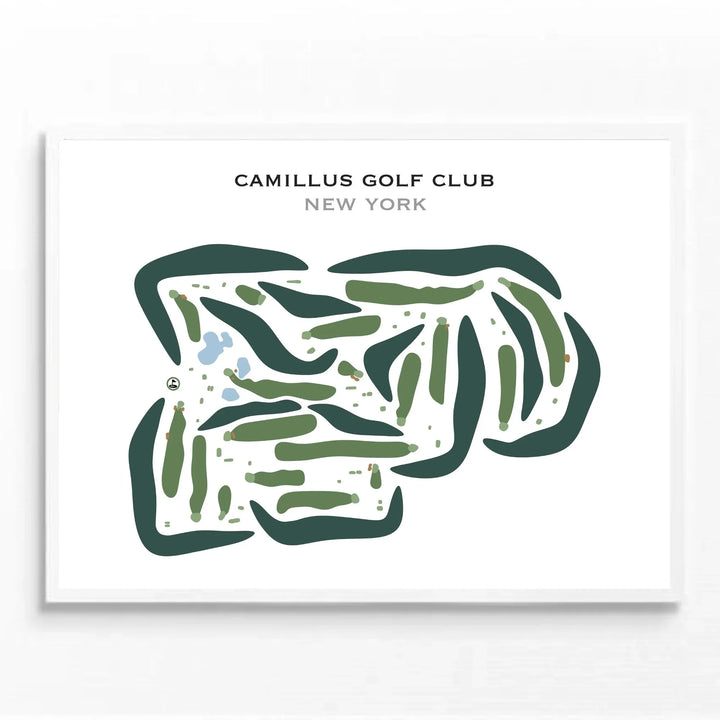 Camillus Golf Club, Marcellus, New York - Printed Golf Courses