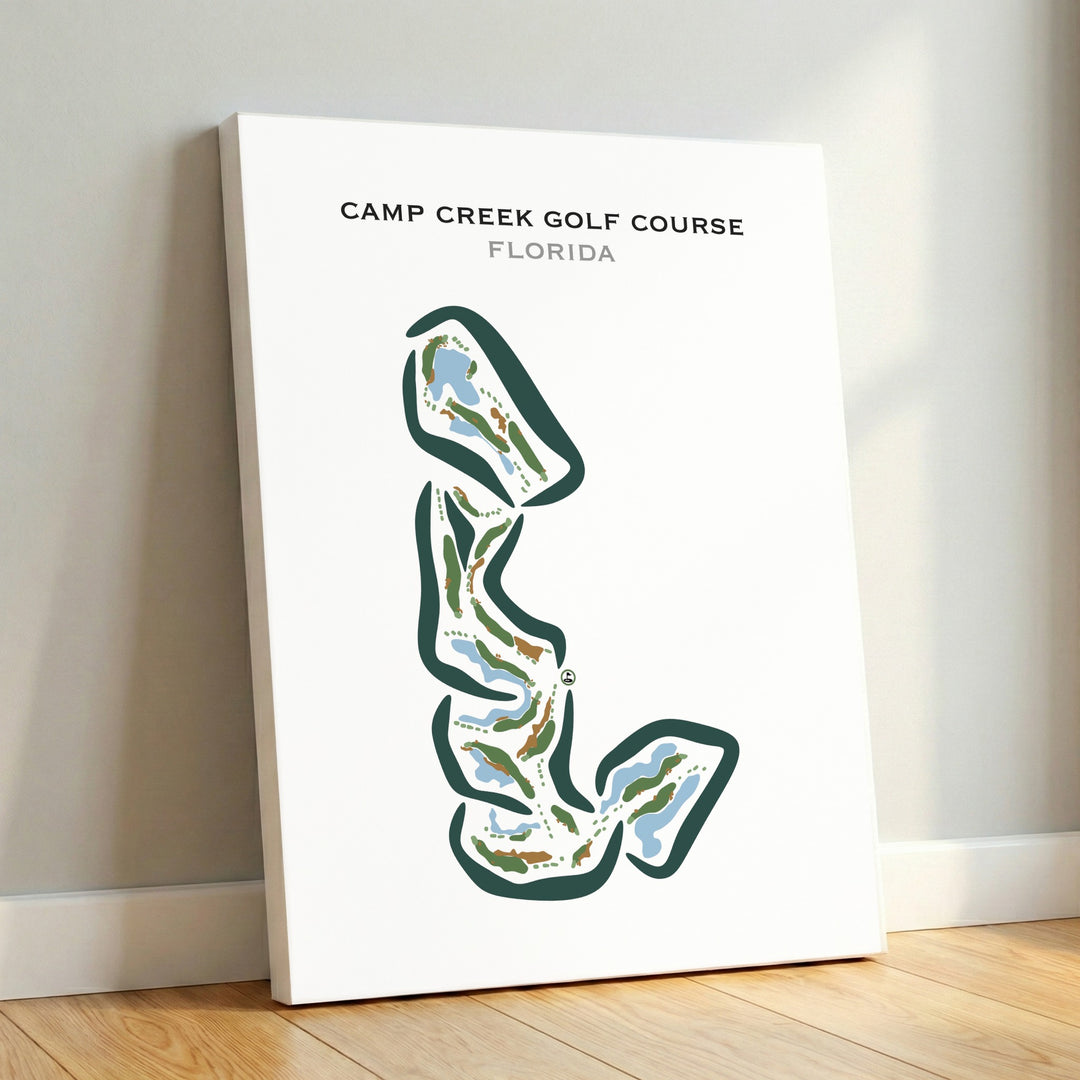 Camp Creek Course, Florida - Printed Golf Courses