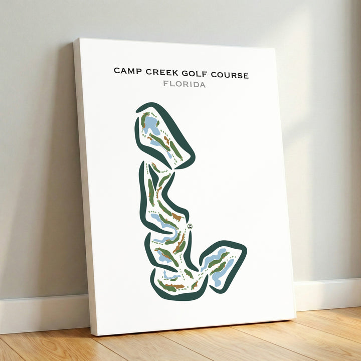 Camp Creek Course, Florida - Printed Golf Courses