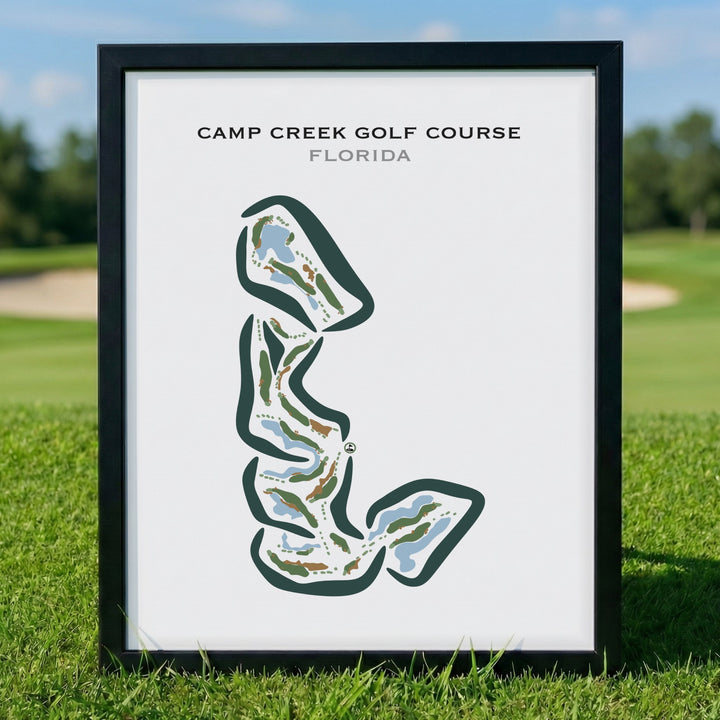 Camp Creek Course, Florida - Printed Golf Courses
