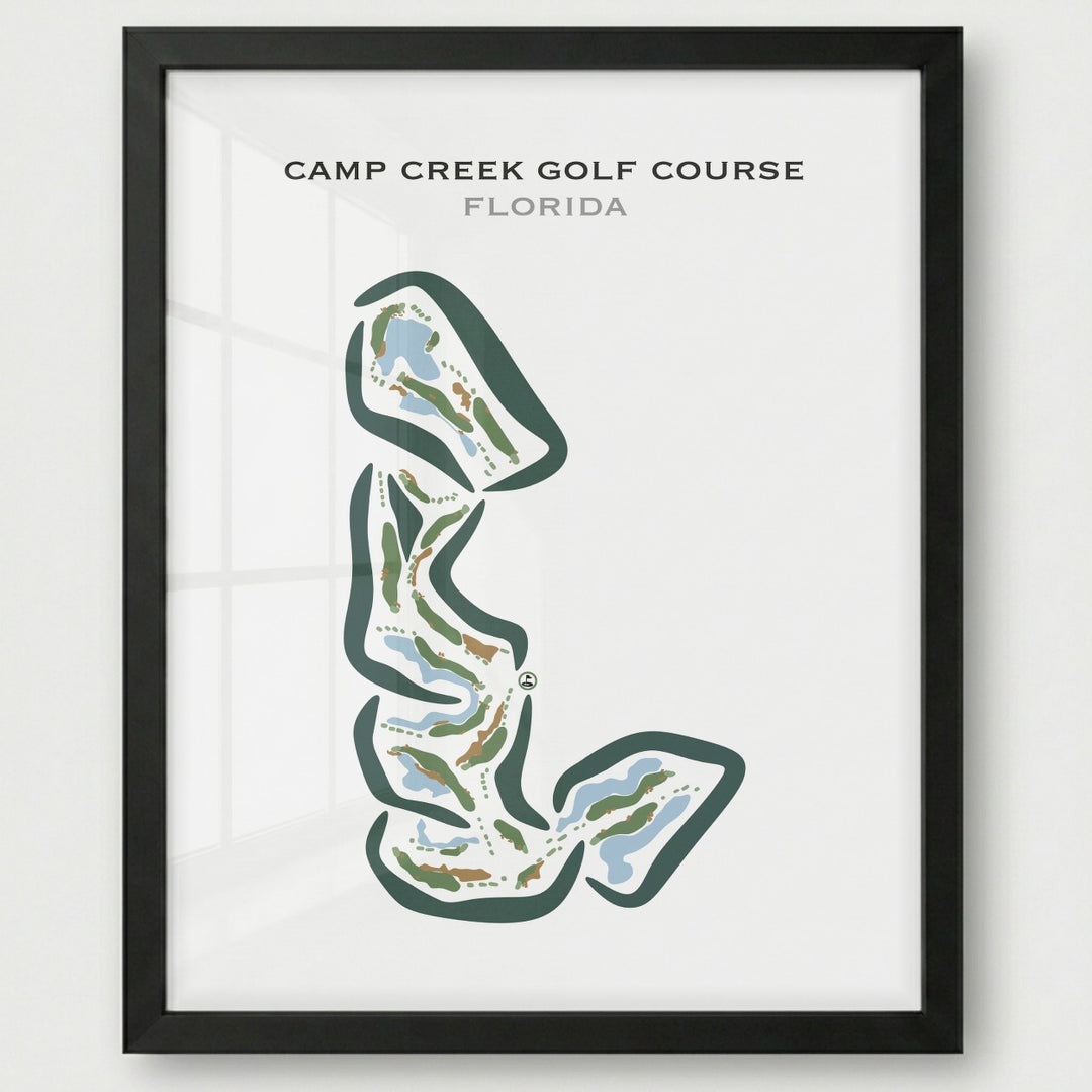 Camp Creek Course, Florida - Printed Golf Courses