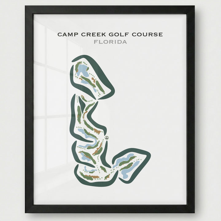 Camp Creek Course, Florida - Printed Golf Courses