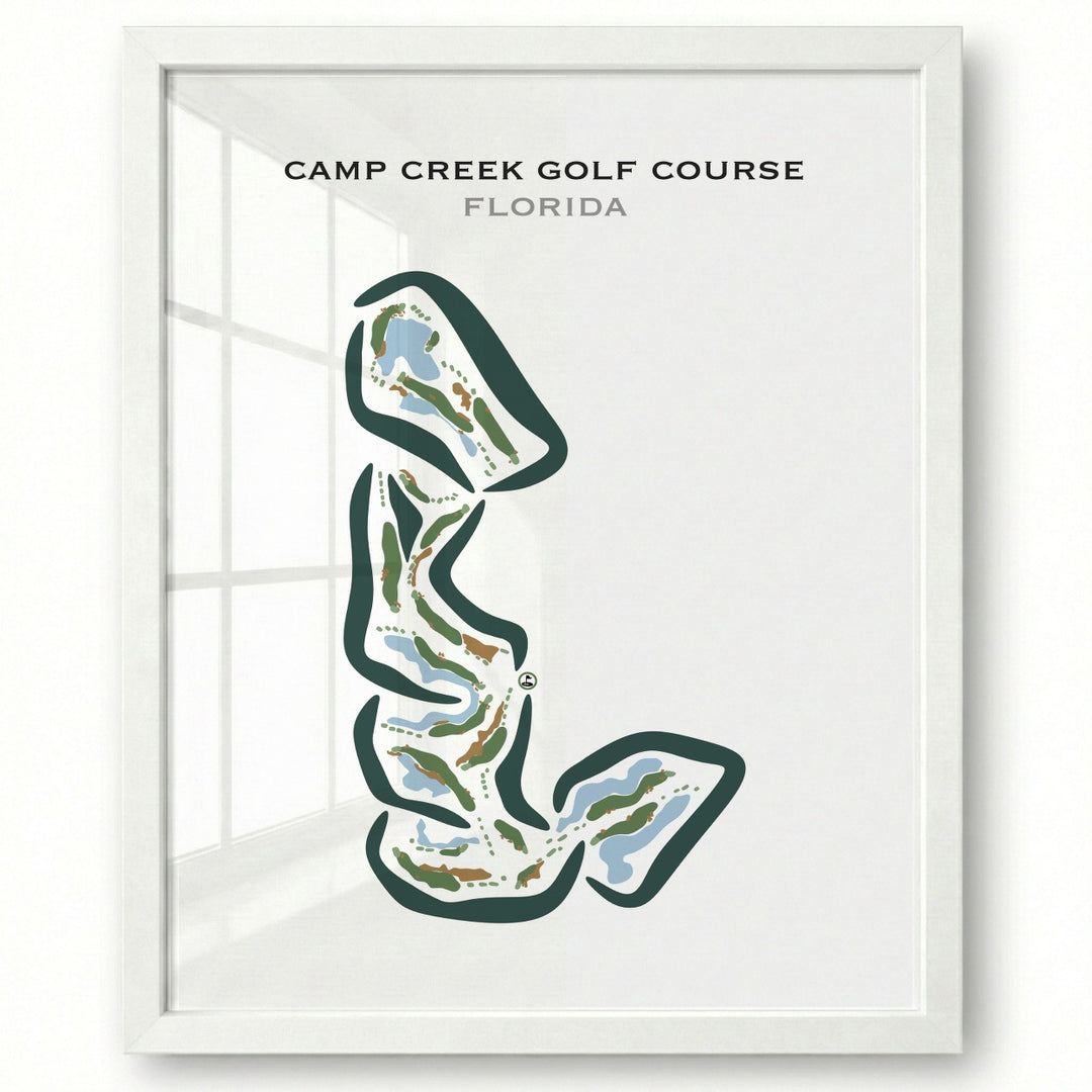 Camp Creek Course, Florida - Printed Golf Courses