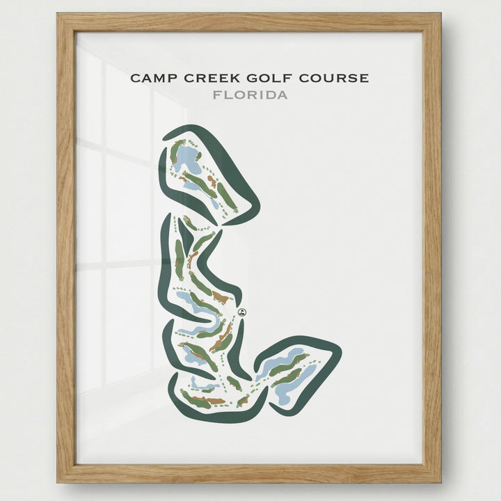 Camp Creek Course, Florida - Printed Golf Courses