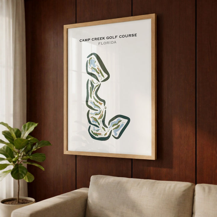 Camp Creek Course, Florida - Printed Golf Courses