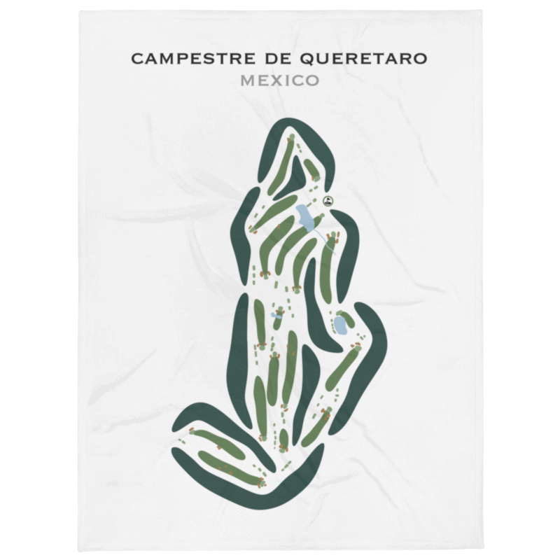Campestre de Queretaro, Mexico - Printed Golf Courses