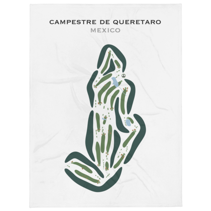 Campestre de Queretaro, Mexico - Printed Golf Courses