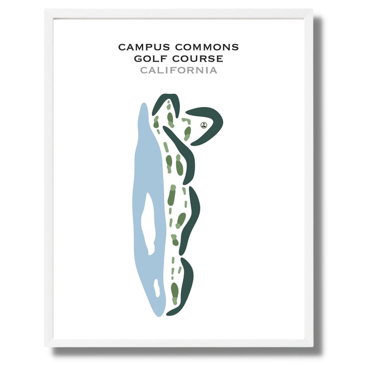 Campus Commons Golf Course, California - Printed Golf Courses