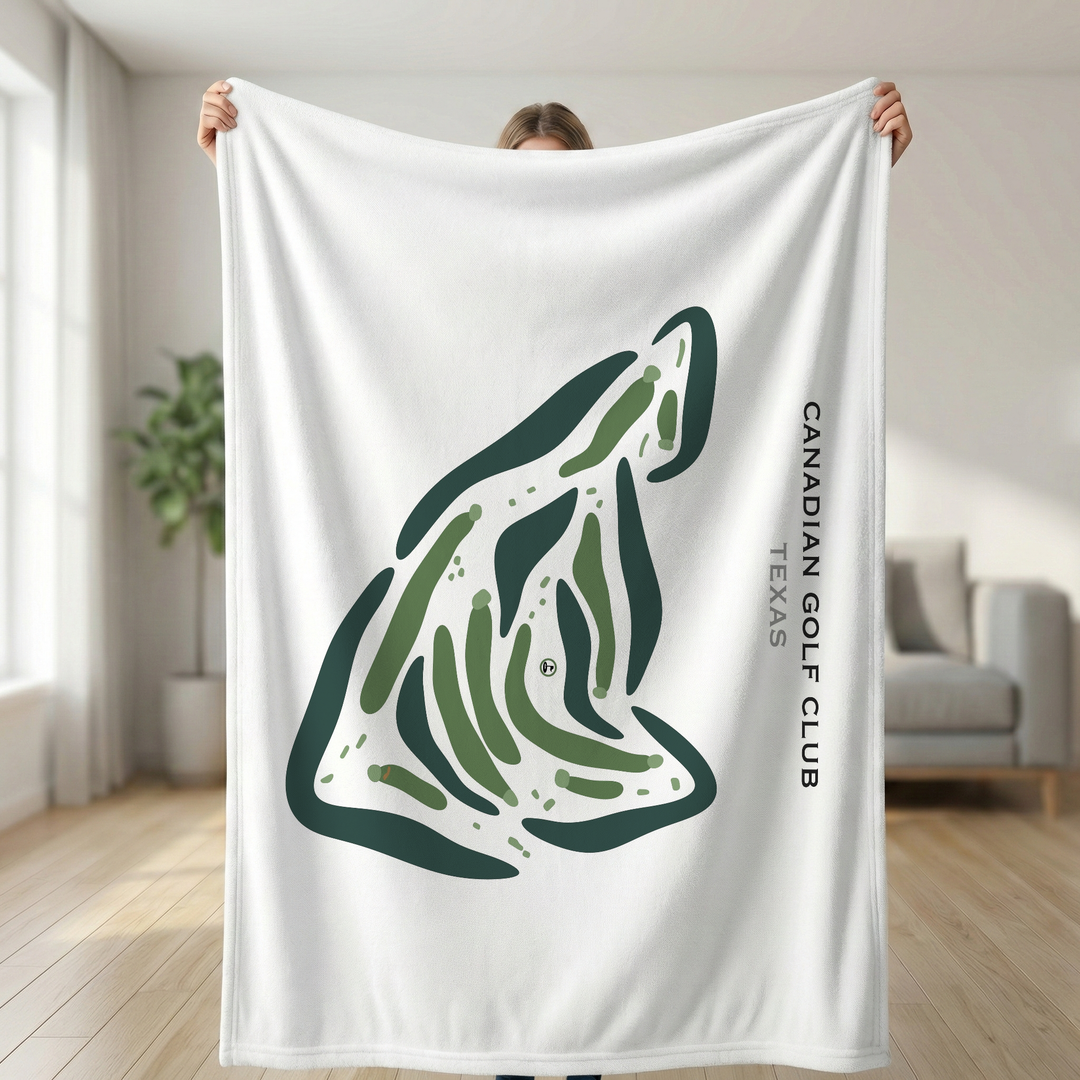 Canadian Golf Club, Texas - Printed Golf Courses
