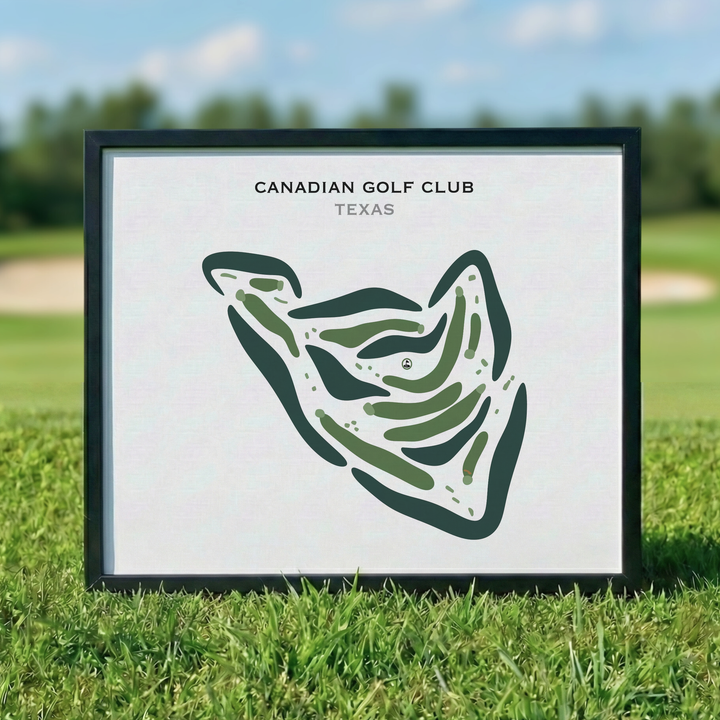 Canadian Golf Club, Texas - Printed Golf Courses