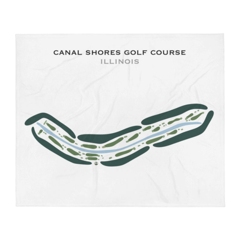 Canal Shores Golf Course, Illinois - Printed Golf Courses