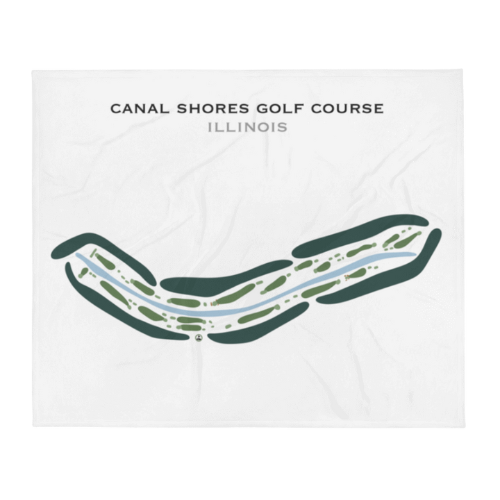 Canal Shores Golf Course, Illinois - Printed Golf Courses