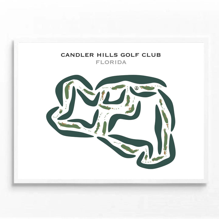 Candler Hills Golf Club, Florida - Printed Golf Courses