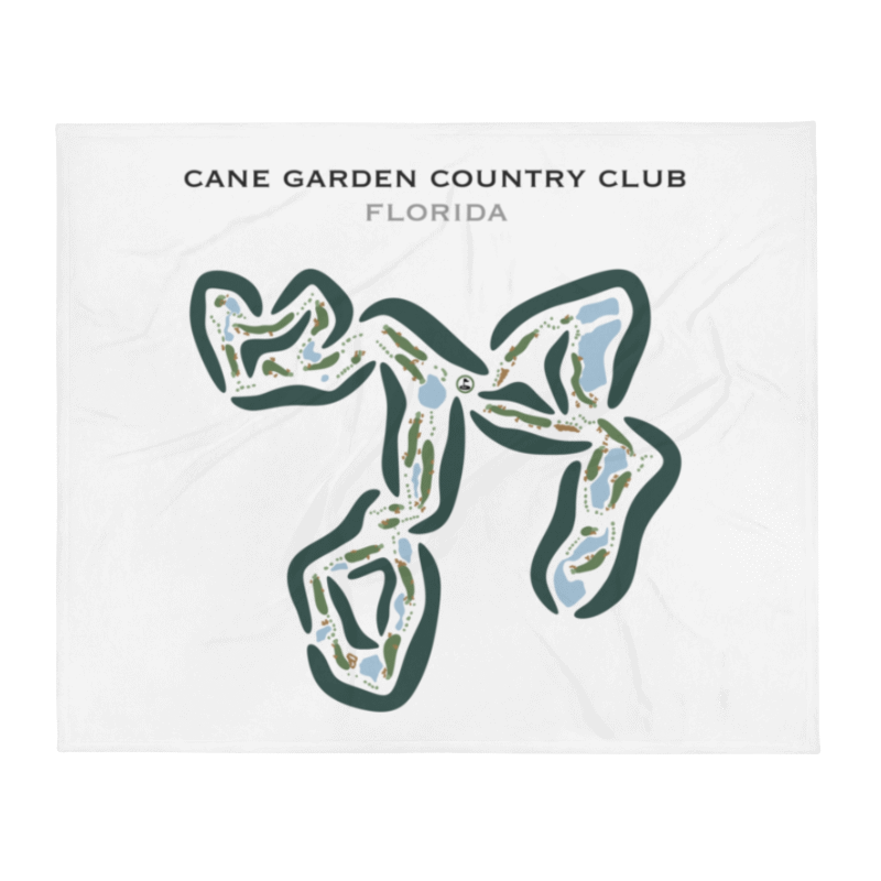Cane Garden Country Club, Florida - Printed Golf Courses