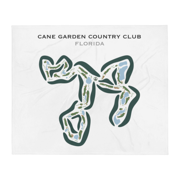 Cane Garden Country Club, Florida - Printed Golf Courses