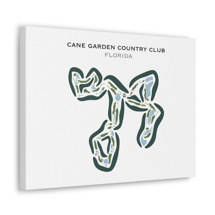 Cane Garden Country Club, Florida - Printed Golf Courses