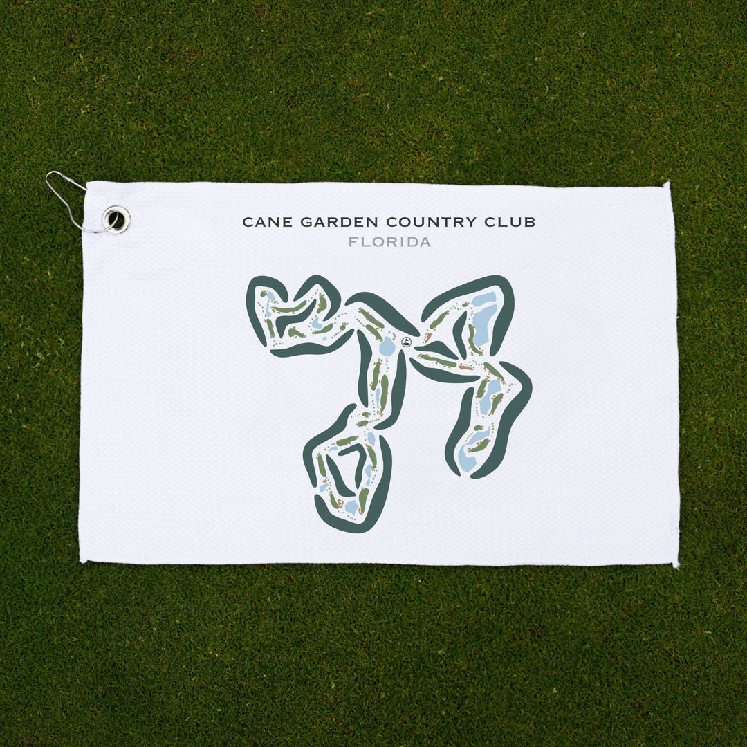 Cane Garden Country Club, Florida - Printed Golf Courses