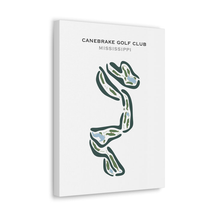 Canebrake Golf Club, Mississippi - Printed Golf Courses