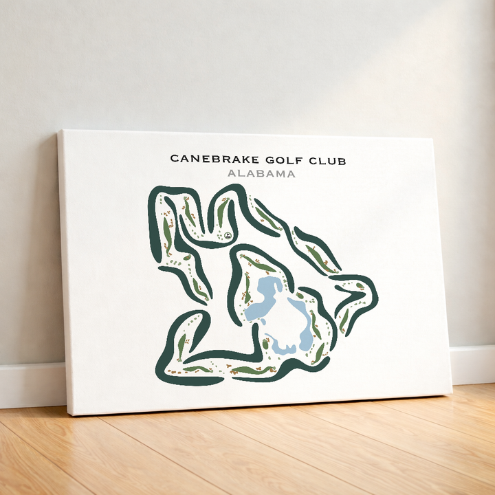 Canebrake Golf Club, Alabama - Printed Golf Courses