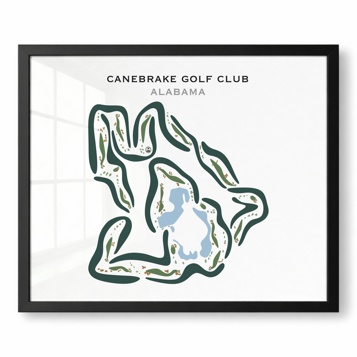 Canebrake Golf Club, Alabama - Printed Golf Courses