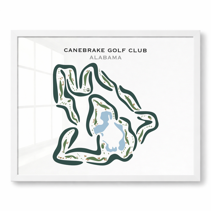 Canebrake Golf Club, Alabama - Printed Golf Courses