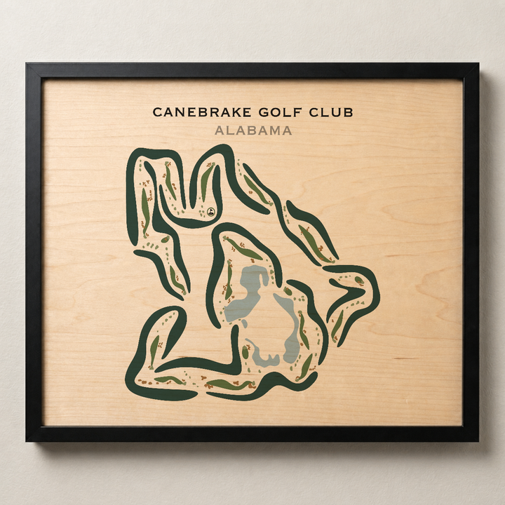 Canebrake Golf Club, Alabama - Printed Golf Courses