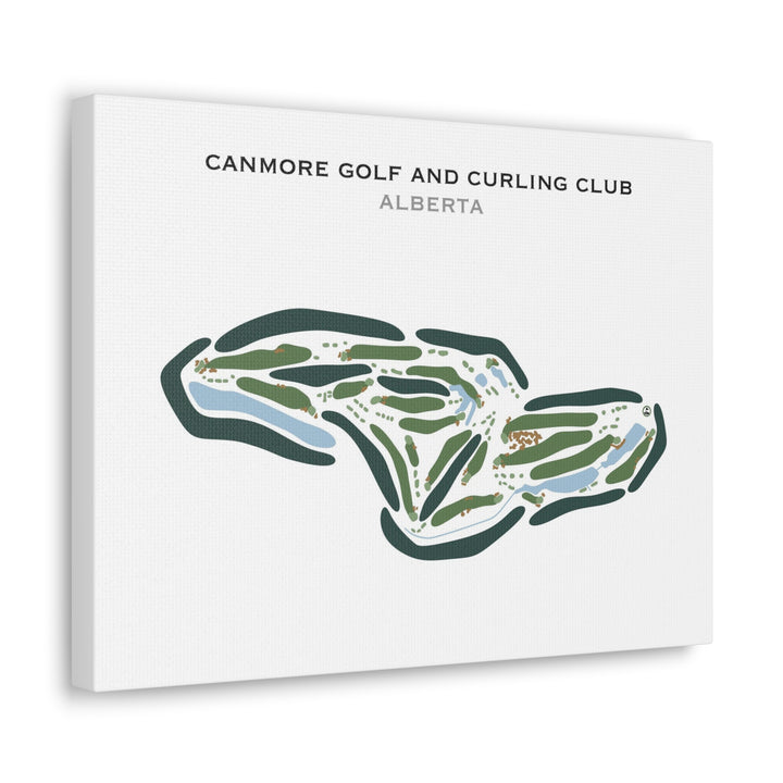 Canmore Golf & Curling Club, Alberta, Canada - Printed Golf Courses