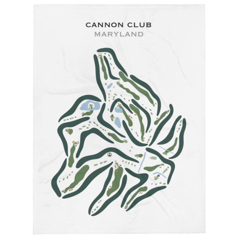 The Cannon Club, Maryland - Printed Golf Courses