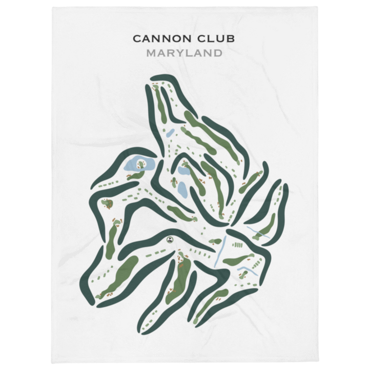 The Cannon Club, Maryland - Printed Golf Courses