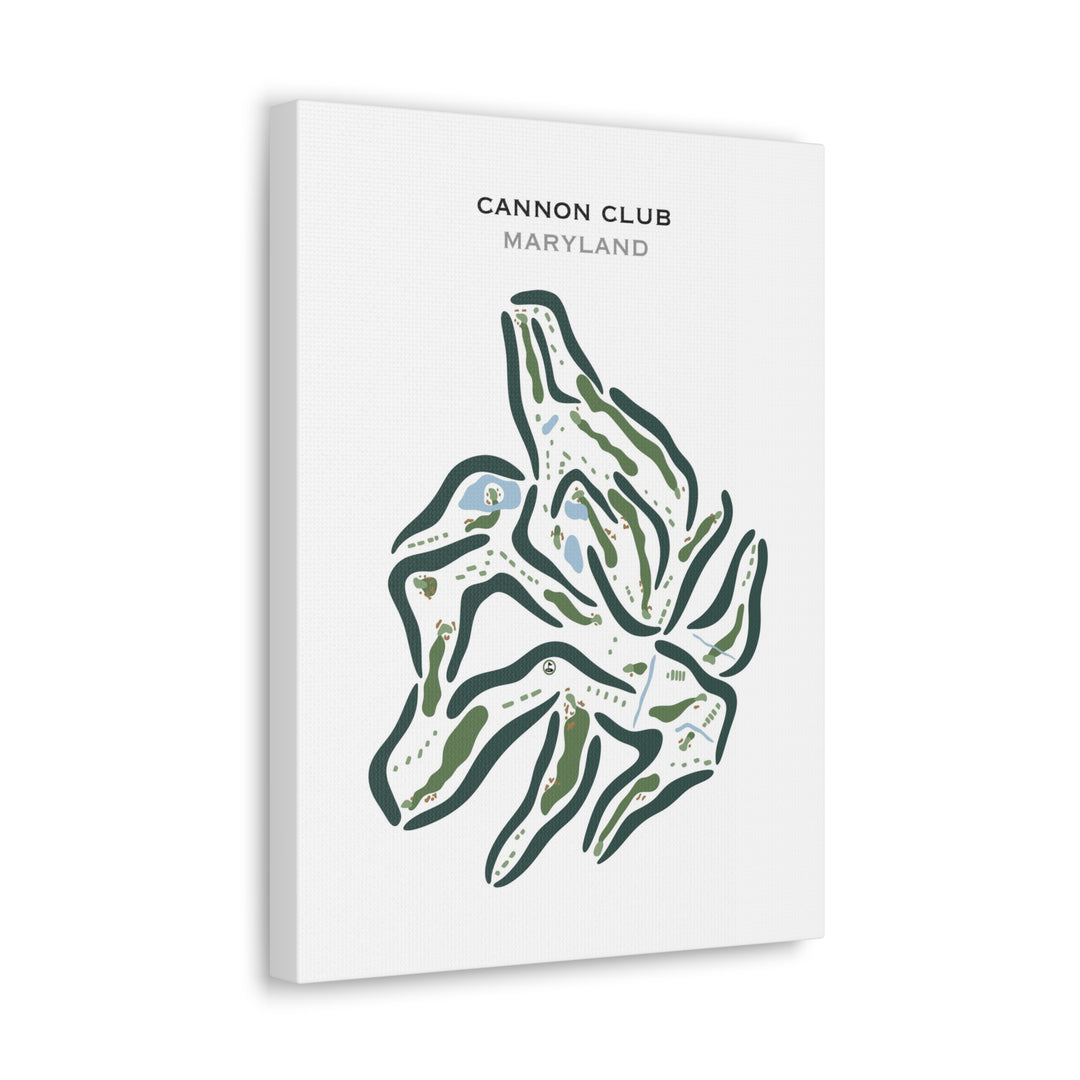 The Cannon Club, Maryland - Printed Golf Courses