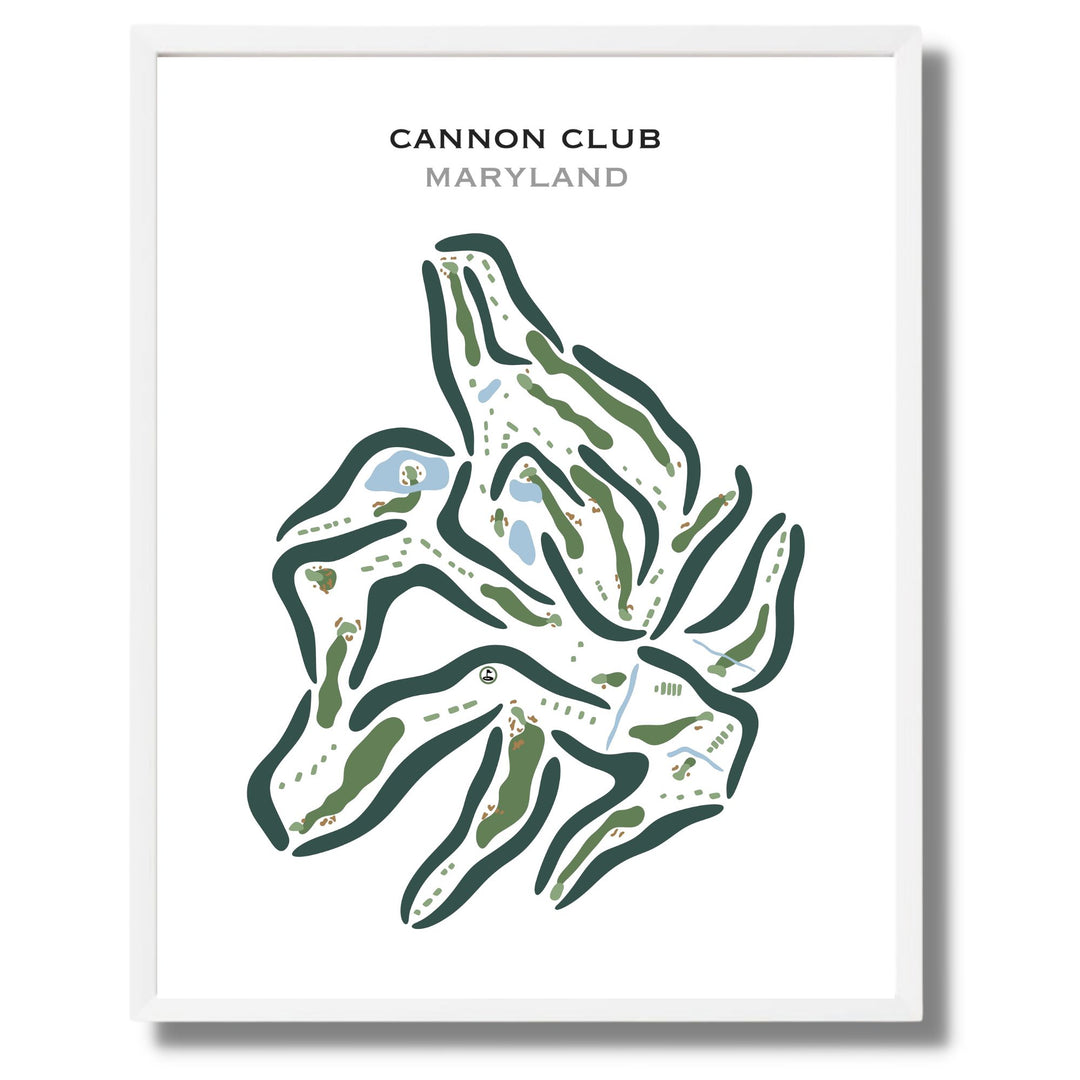 The Cannon Club, Maryland - Printed Golf Courses
