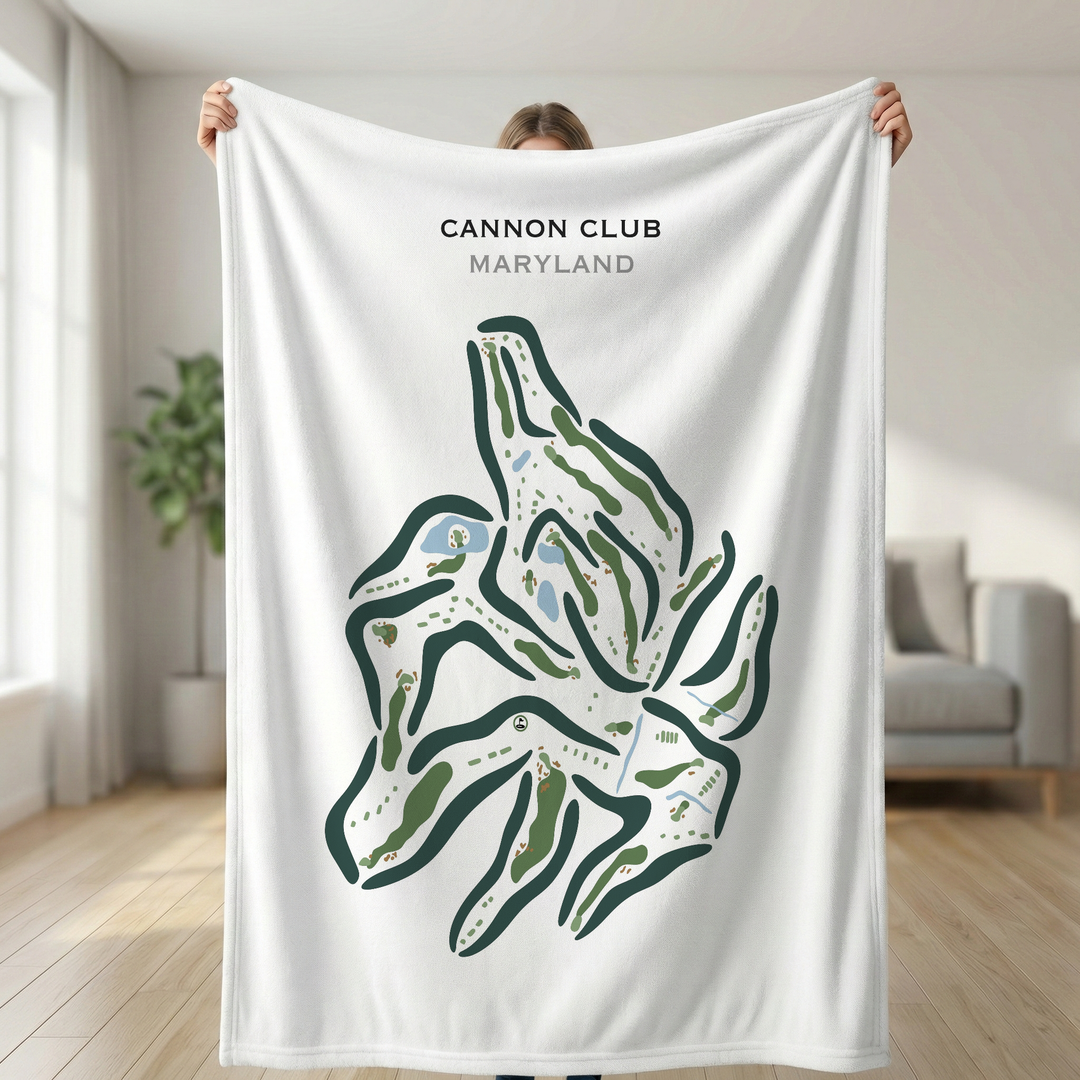 The Cannon Club, Maryland - Printed Golf Courses