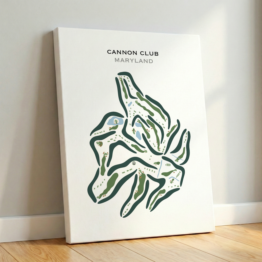 The Cannon Club, Maryland - Printed Golf Courses
