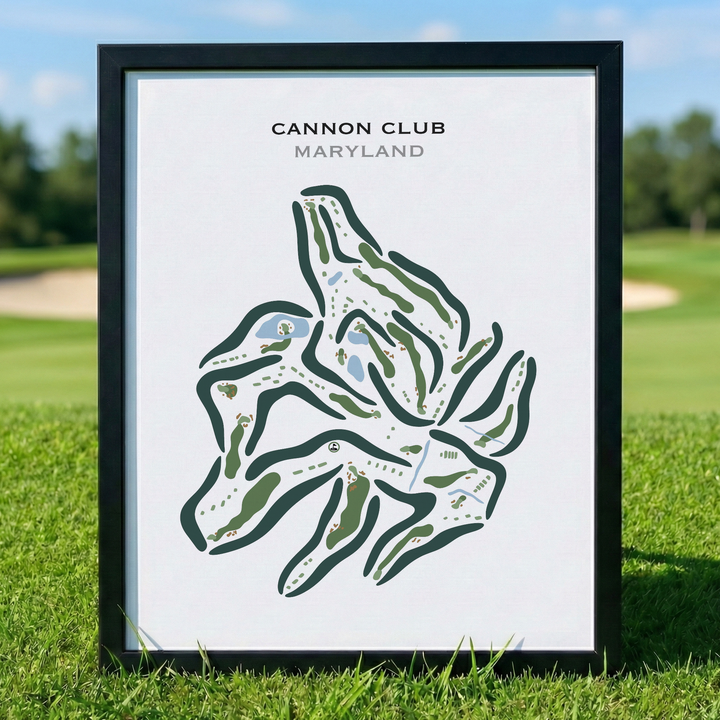 The Cannon Club, Maryland - Printed Golf Courses