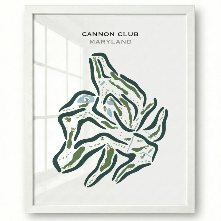 The Cannon Club, Maryland - Printed Golf Courses